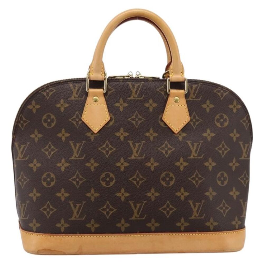 Louis Vuitton Alma Monogram Canvas Brown Canvas Handbag